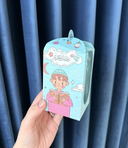 حصالة للصدقة على شكل فانوس - توزيعة (أولاد)