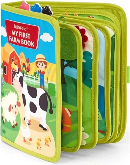 كتاب المزرعة - كتاب 3d قماشي تفاعلي