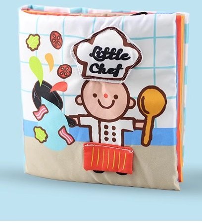 كتاب قماش تفاعلي الطاهي الصغير